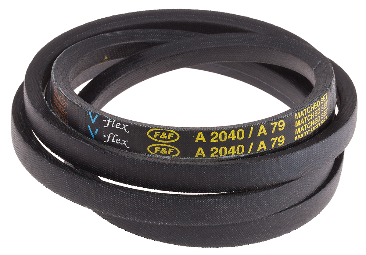 RS PRO Drive Belt, belt section A, 2000mm Length