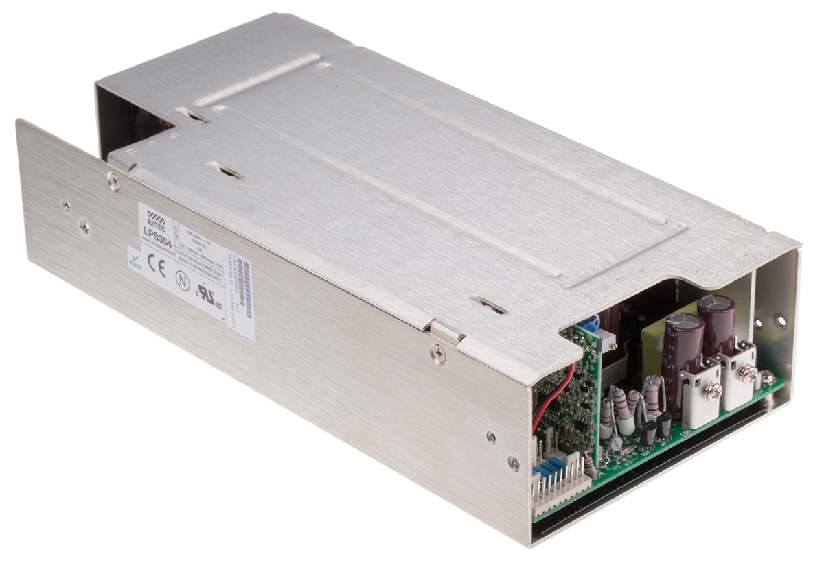 Artesyn Switching Power Supply, LPS354-CEF, 15V dc, 23.3A, 350W, 1 Output, 120 → 300 V dc, 85 → 264 V ac