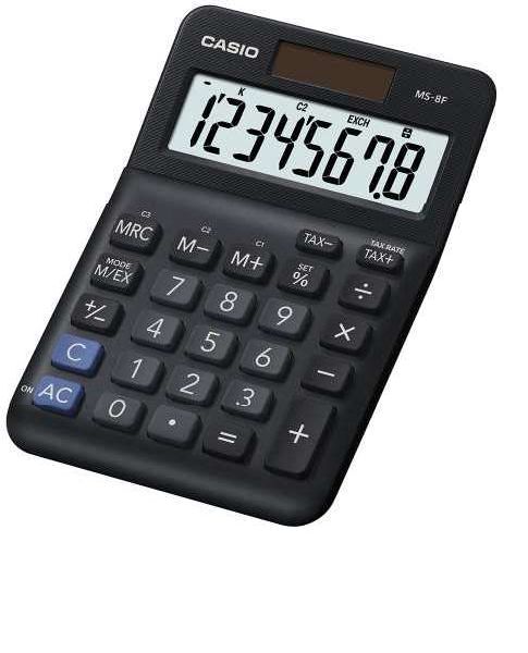 Casio Battery & Solar Powered Desktop Calculator