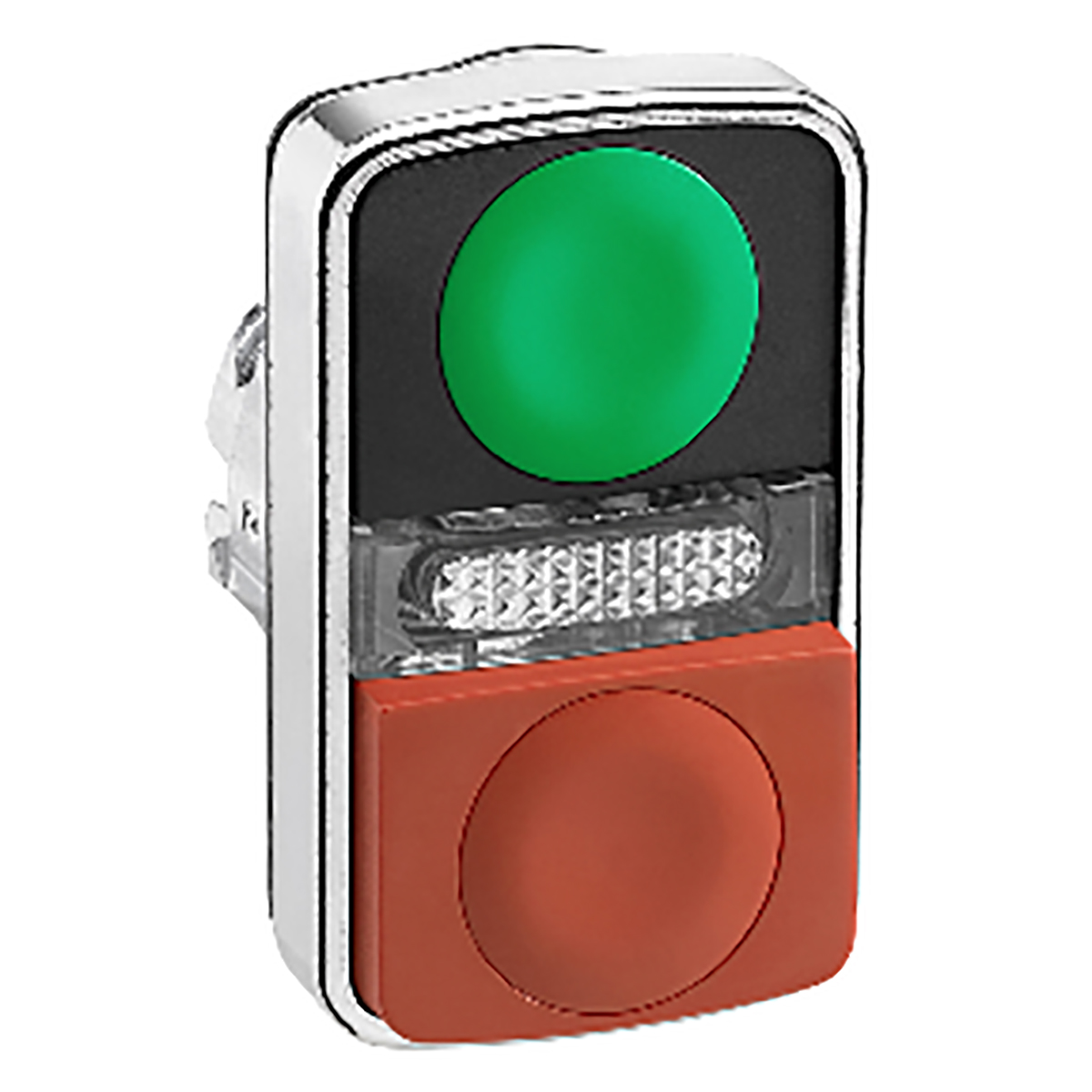 Schneider Electric Harmony XB4 Series Green, Red Momentary Push Button Head, 22mm Cutout, IP66, IP69K