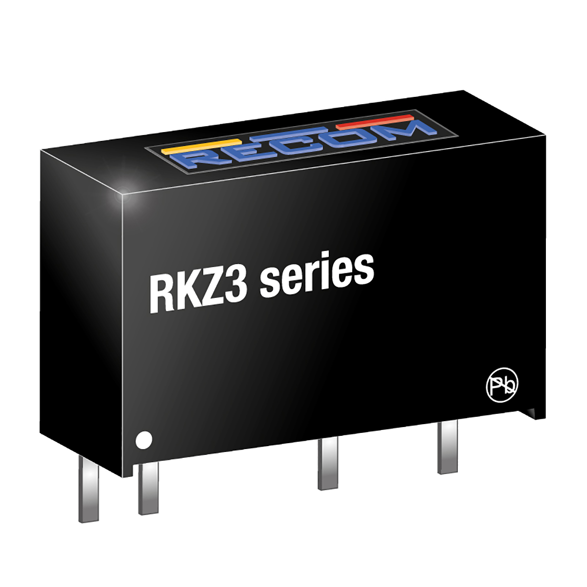 Recom RKZ3 DC-DC Converter, 12V dc/ 250mA Output, 21.6 → 26.4 V dc Input, 3W, Through Hole, +90°C Max Temp -40°C