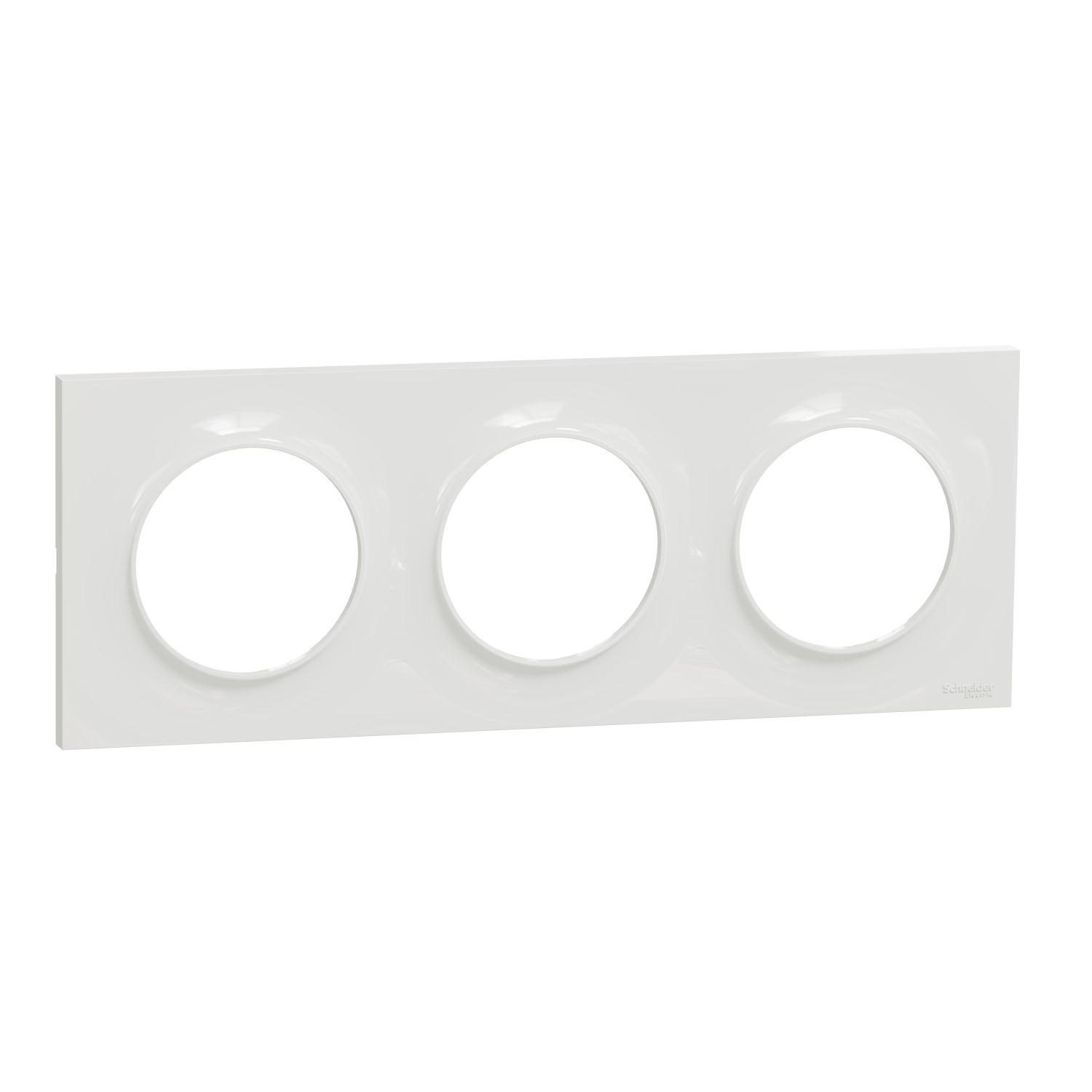 Schneider Electric White 3 Gang Cover