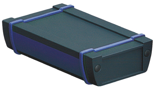 Bopla Alustyle (Set) Series Graphite Grey Aluminium Enclosure, IP65, Graphite Grey Lid, 200 x 121 x 32.8mm