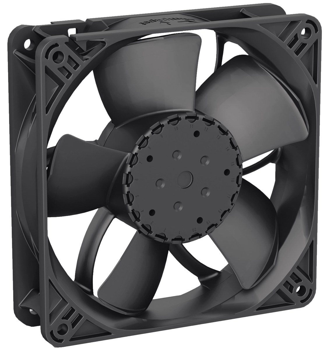 ebm-papst 4300 N - S-Panther Series Axial Fan, 24 V dc, DC Operation, 190m³/h, 4W, 119 x 119 x 32mm