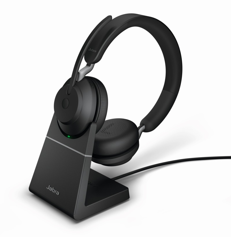 Jabra Evolve2 65 UC Stereo Black Wireless Bluetooth On Ear Headset