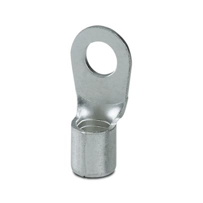 Phoenix Contact Uninsulated Ring Terminal, M8mm Stud Size, Silver