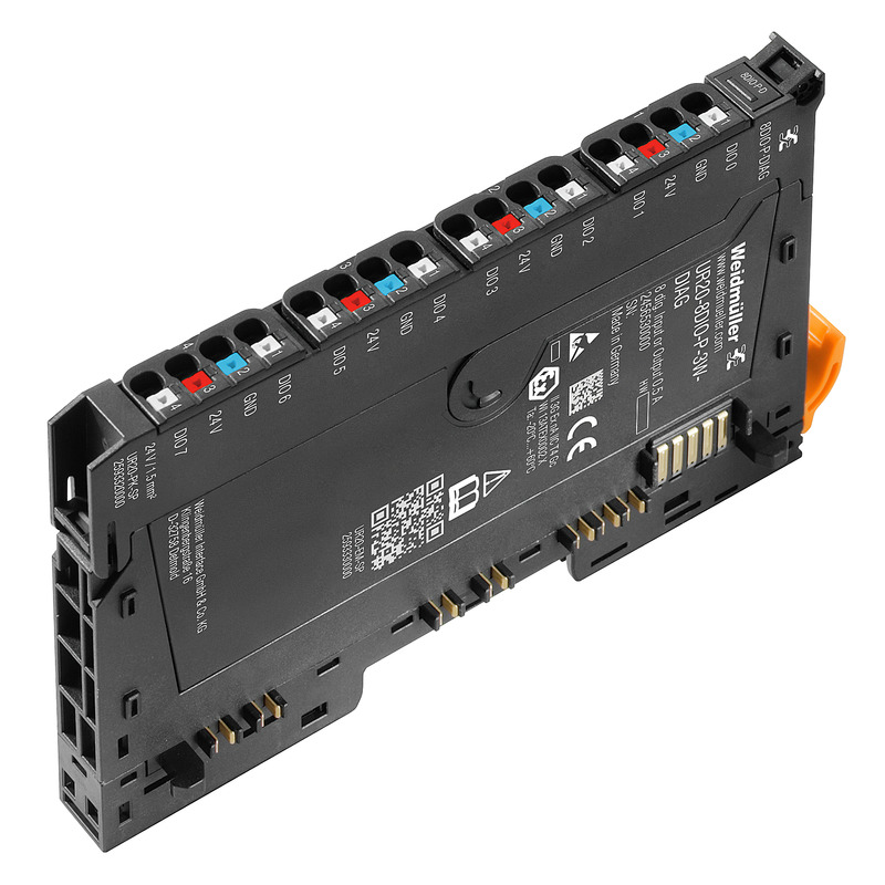 Weidmüller UR20 Series Digital I/O Module for Use with Remote I/O Module, Digital, Digital, 24 V