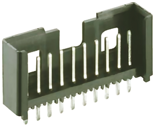 Lumberg Minimodul Series Straight Through Hole PCB Header, 6 Contact(s), 2.5 mm Pitch, 1 Row, Shrouded