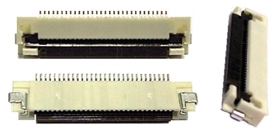 Molex, Easy-On 0.5mm Pitch 18 Way Right Angle FPC Connector, ZIF Bottom Contact