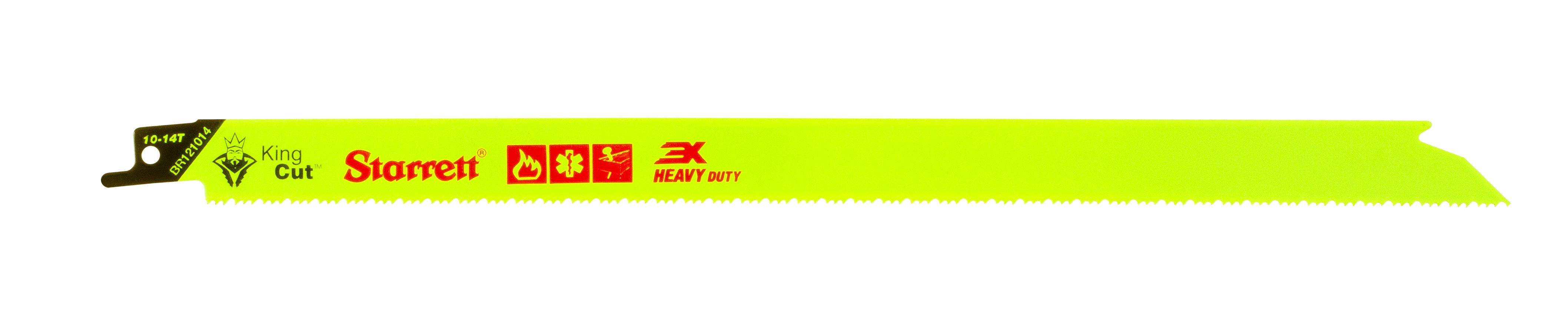 Starrett, 10/14 Teeth Per Inch 300mm Cutting Length Reciprocating Saw Blade, Pack of 5