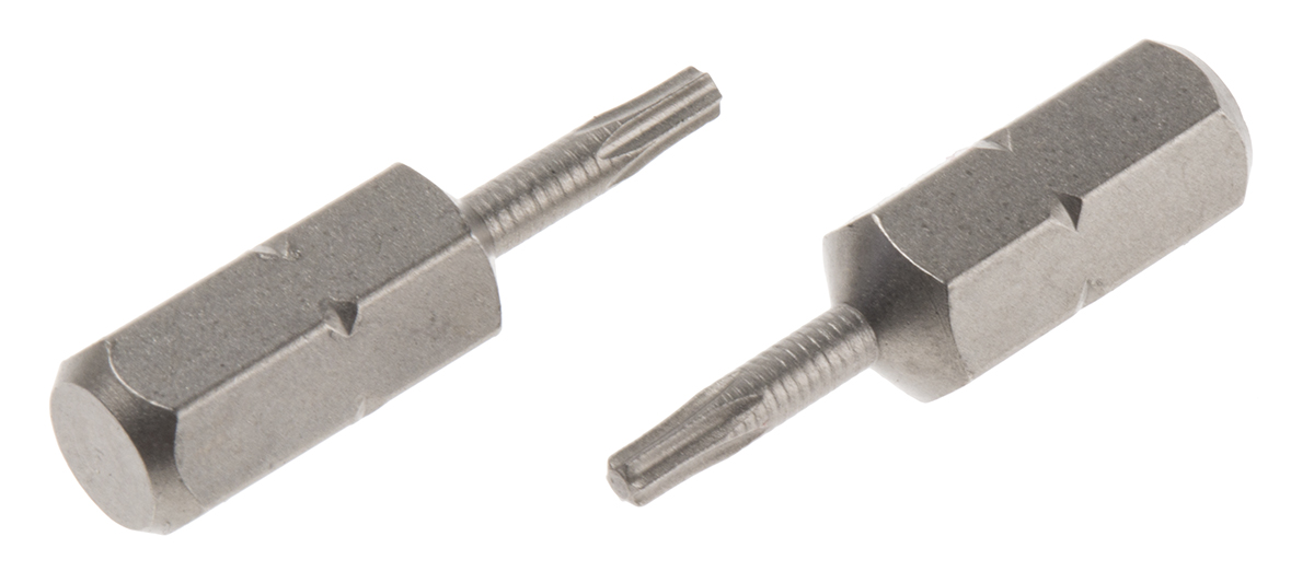RS PRO Star Screwdriver Bit, T7 Tip, 25 mm Overall