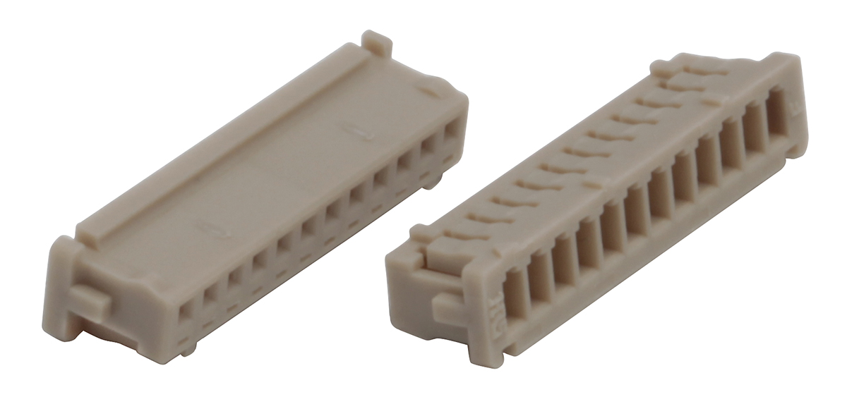 Hirose, DF13 Female Connector Housing, 1.25mm Pitch, 12 Way, 1 Row