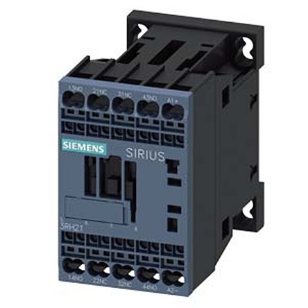 Siemens SIRIUS 3RH2 Contactor Relay, 48 V dc Coil, 4-Pole, 10 A, 2NO + 2NC, 690 V ac