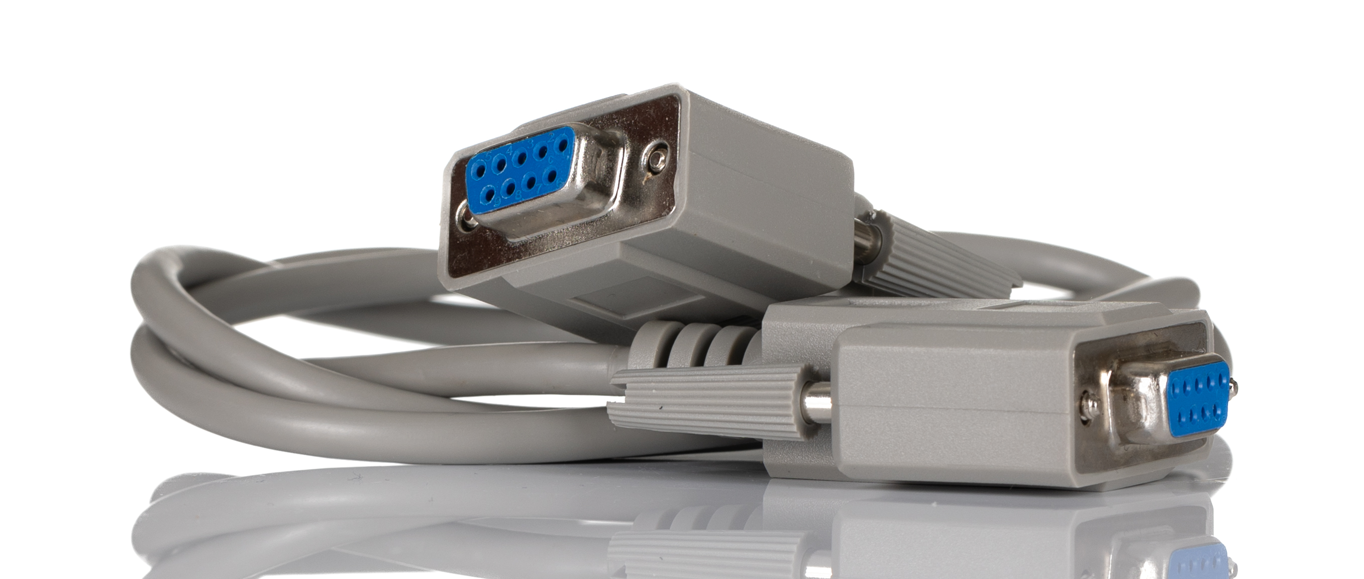 RS PRO Female 9 Pin D-sub to Female 9 Pin D-sub Serial Cable, 1m