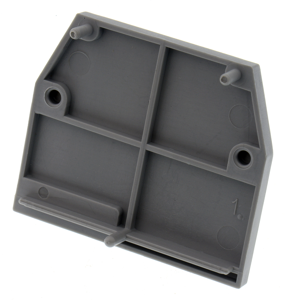 Entrelec FEM Series End Cover for Use with DIN Rail Terminal Blocks
