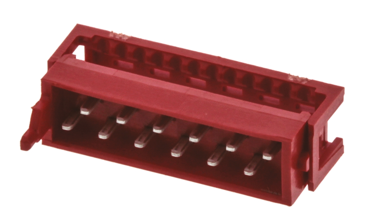 TE Connectivity 12-Way IDC Connector Plug for Cable Mount, 2-Row