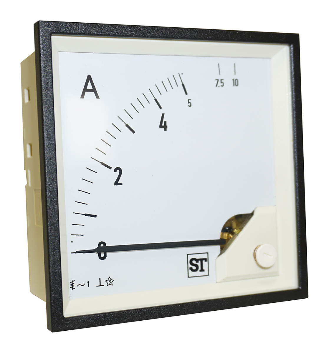 Sifam Tinsley Sigma Analogue Panel Ammeter 5A AC, 92mm x 92mm Moving Iron