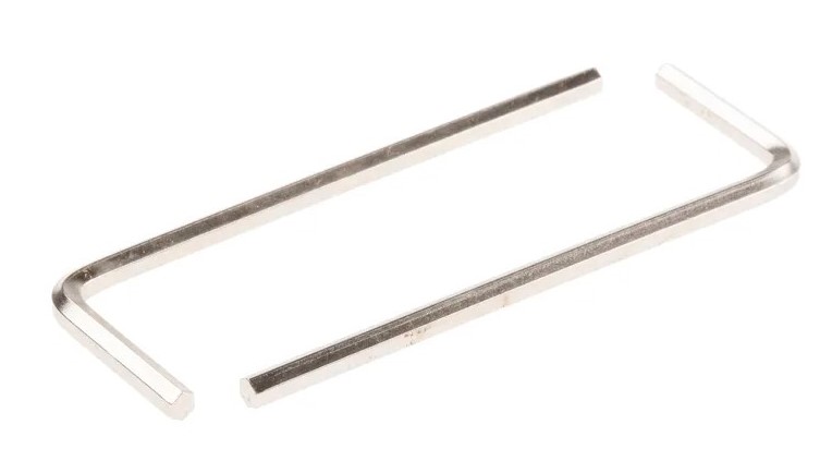 RS PRO 50 piece L Shape Metric Hex Key Set, 2mm