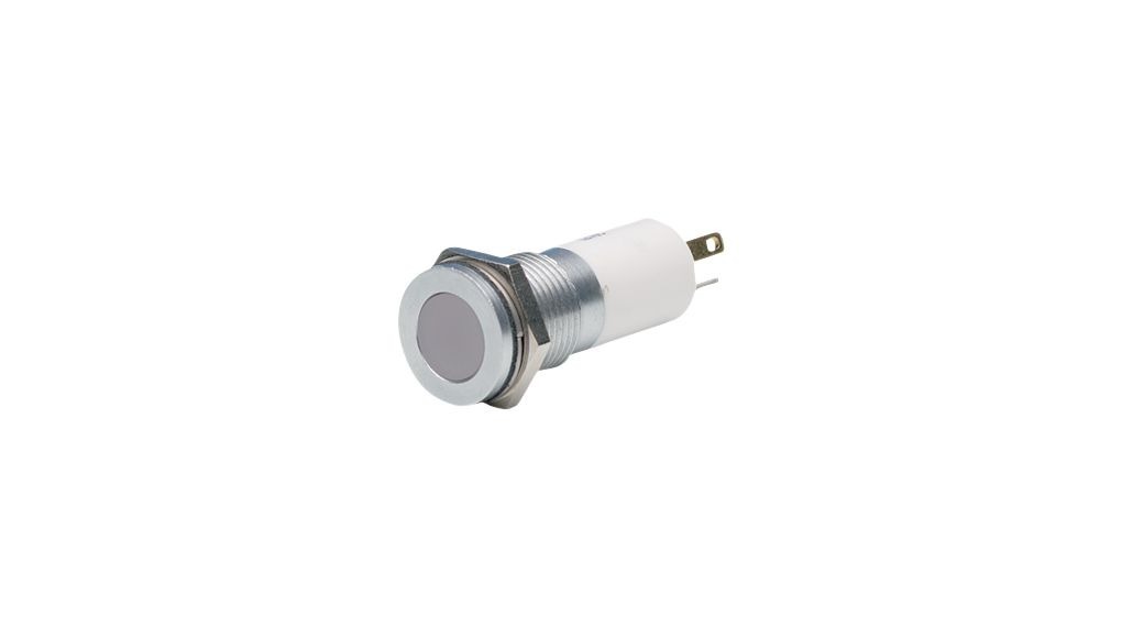 APEM Q14 Series Green, Red, Yellow Panel Mount Indicator, 14mm Mounting Hole Size, Faston, Solder Lug Termination, IP67
