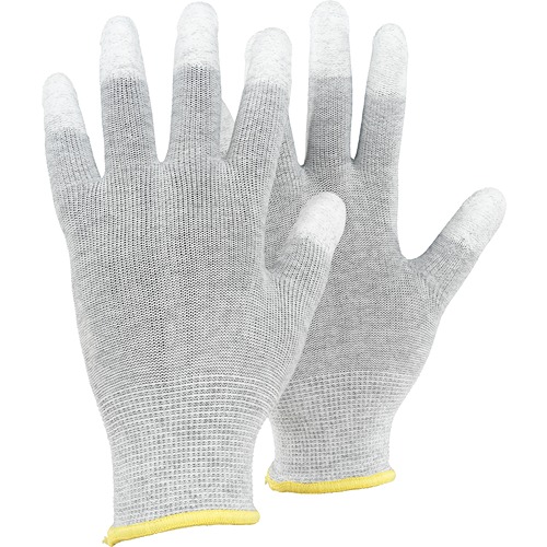 Tegera Polyester, Carbon, 12 Gloves Work Gloves, Size 10