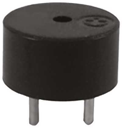 RS PRO 80dB PCB Mount External Magnetic Buzzer Component, 6.5 (Dia.) x 3.5mm, 2V Min, 4V Max
