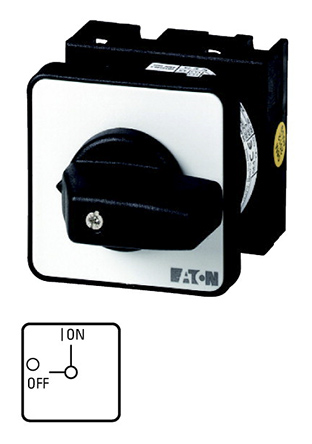 Eaton, 3PST 2 Position 90° On-Off Cam Switch, 690V ac, 20A