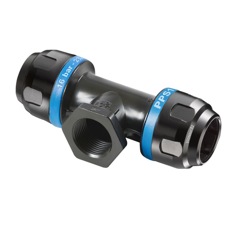 PREVOST 16bar Aluminium Reducing Tee, 25mm outside diameter