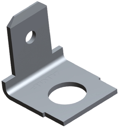 TE Connectivity FASTON .187 Uninsulated Male Spade Connector, PCB Tab, 4.75 x 0.51mm Tab Size