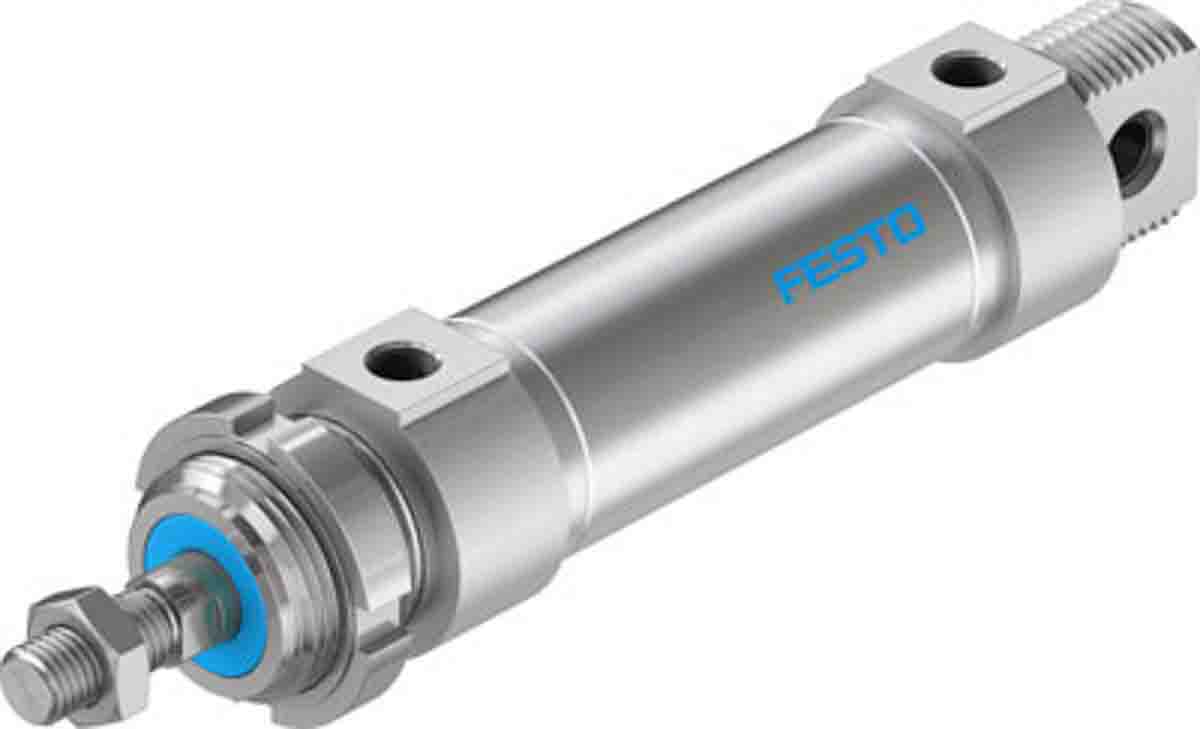 Festo 50 mm Pneumatic Piston Rod Cylinder - 559297 DSNU Series, Double Acting Acting