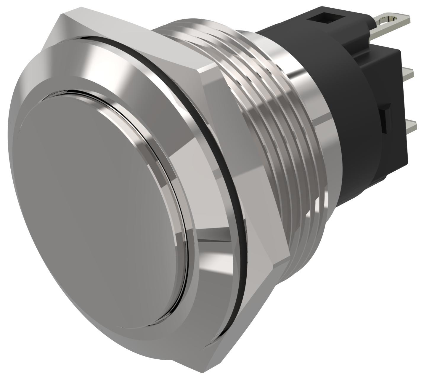 EAO 82 Series Push Button Switch, Latching, Panel Mount, 22.3mm Cutout, SPDT, 240V, IP65, IP67