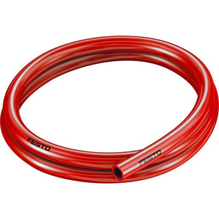 Festo PUN TPE, Hose Pipe, 11mm ID, 16mm OD, Red