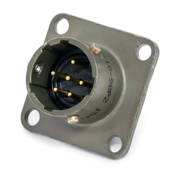 Amphenol Industrial 6 Way Circular Connector Plug, Pin Contacts
