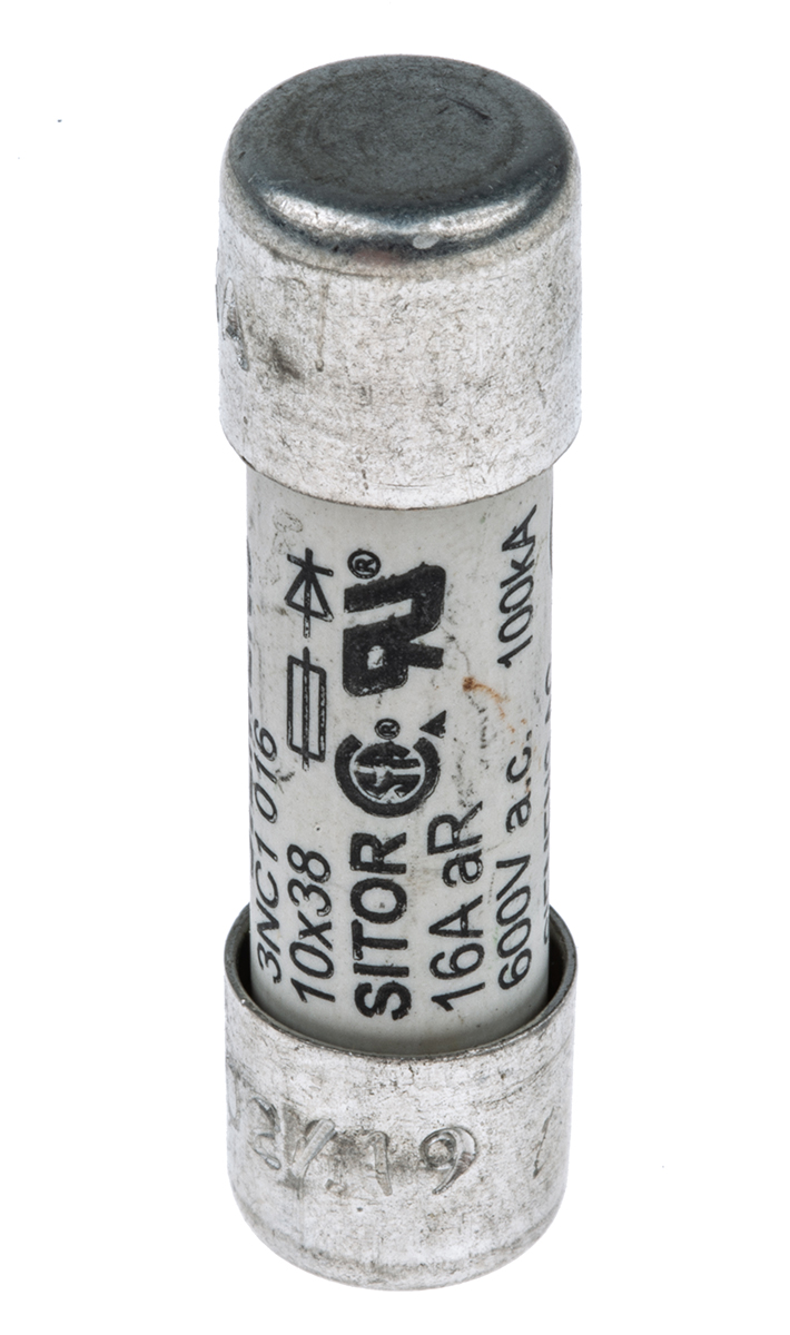 Siemens 16A Cartridge Fuse, 10 x 38mm