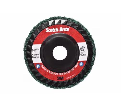 3M Aluminium Oxide Sanding Disc, 125mm, Extra Coarse Grade, 10 in pack