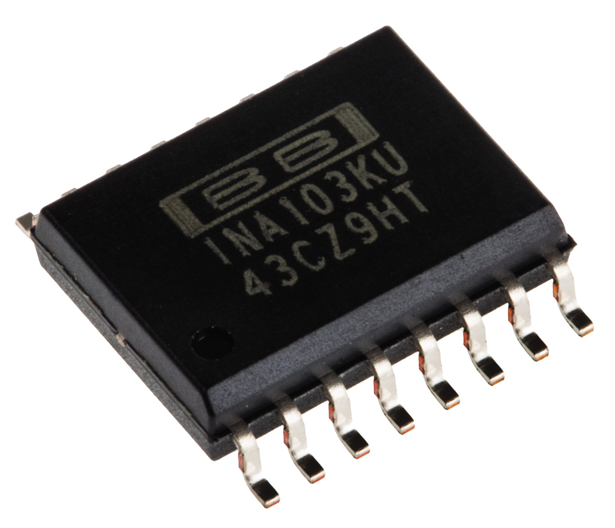INA103KU Texas Instruments, Instrumentation Amplifier, 0.25mV Offset 6MHz, 16-Pin SOIC