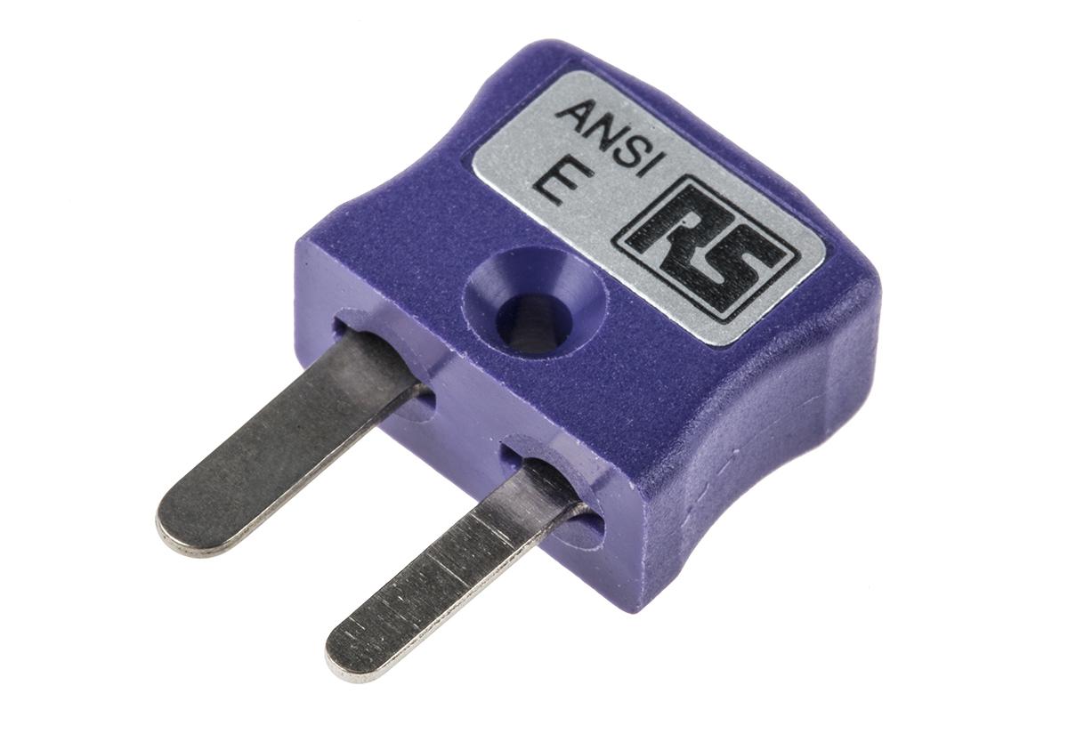 RS PRO Miniature Thermocouple Connector for Use with Type E Thermocouple, 4mm Probe, ANSI, RoHS Compliant Standard