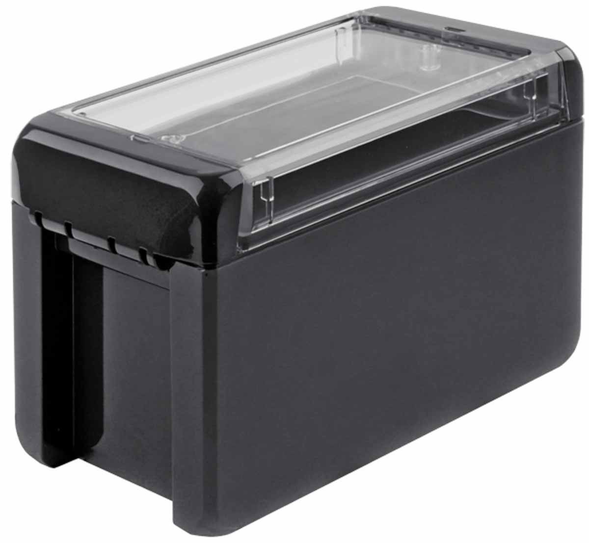 Bopla Bocube Series Graphite Grey Polycarbonate V0 Enclosure, IP66, IP68, IK07, Transparent Lid, 151 x 80 x 90mm