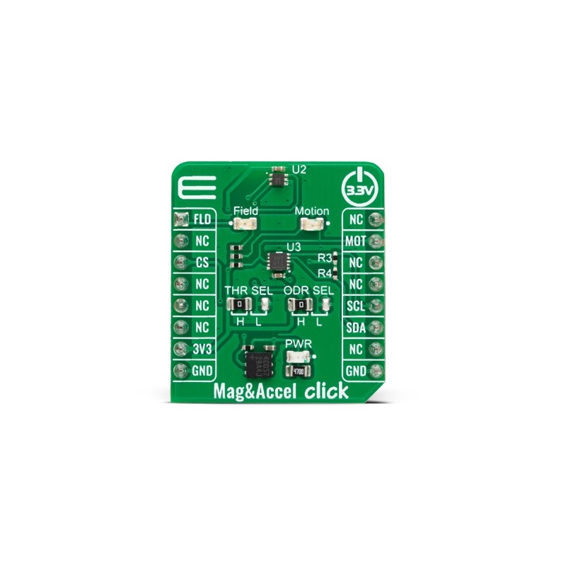 MikroElektronika Add-On Board Evaluation Board for NMH1000 for mikroBUS Socket