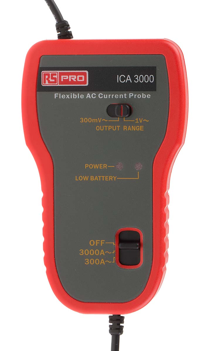 RS PRO ICA3000 Current Clamp, AC Adapter, 3kA ac AC Max - UKAS Calibrated