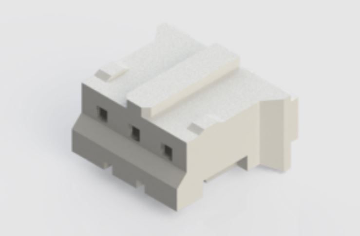 EDAC Female Crimp Connector Housing, 2mm Pitch, 3 Way, 1 Row