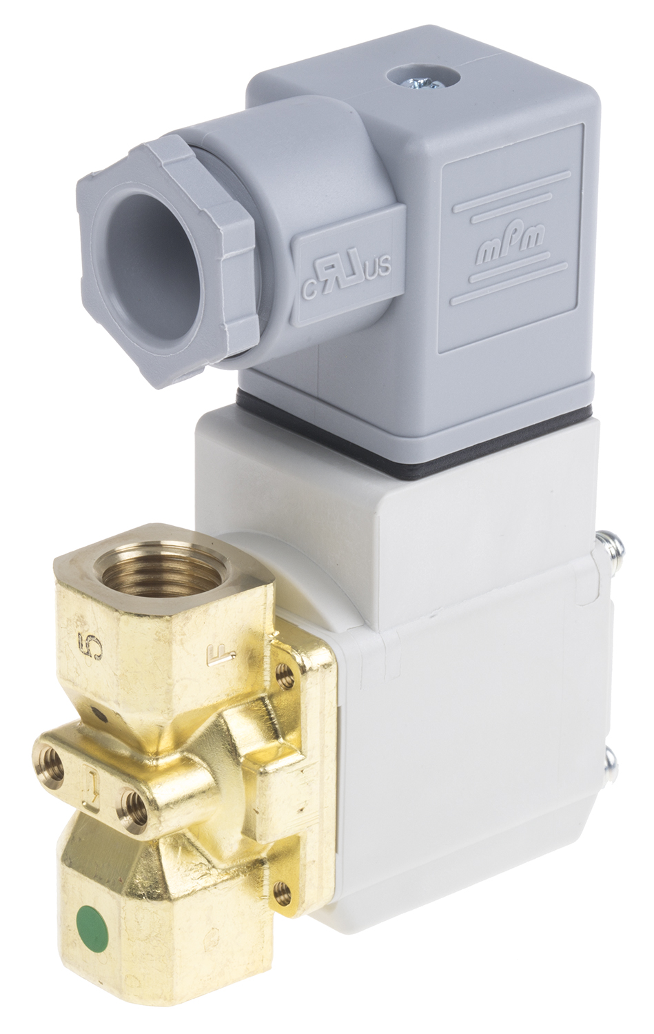 SMC 2/2 Pneumatic Solenoid Valve - Solenoid/Spring G 1/4 VX21 Series 230V ac