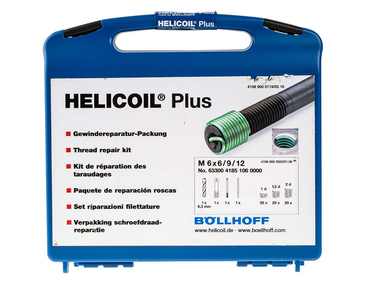 Böllhoff 64 piece M6 x 1 Thread Repair Kit