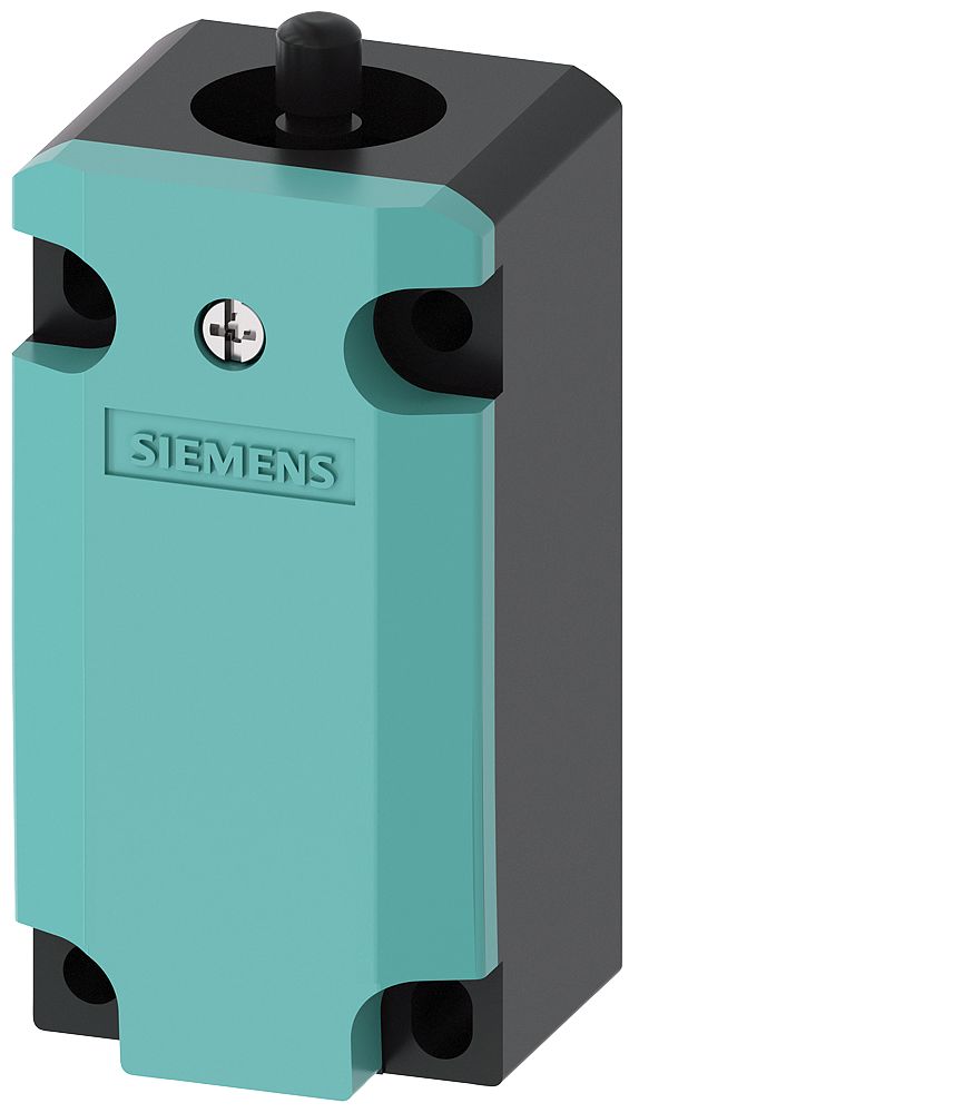 Siemens 3SE5 Series Plunger Limit Switch, 1NC/1NO, IP66, IP67, Metal Housing, 400V ac Max, 4A Max