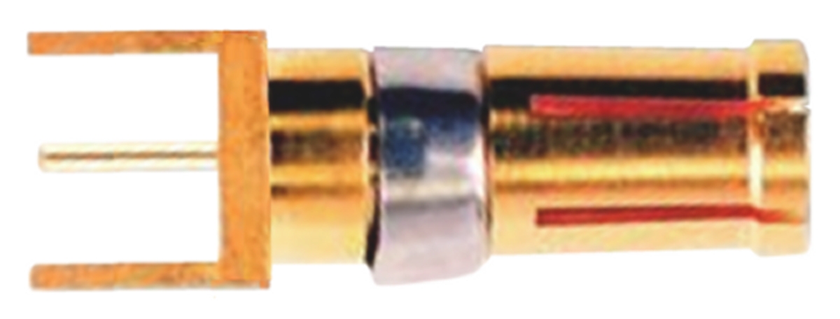 FCT from Molex, 173112 Series, Female Solder D-Sub Connector Coaxial Contact, Gold over Nickel Coaxial