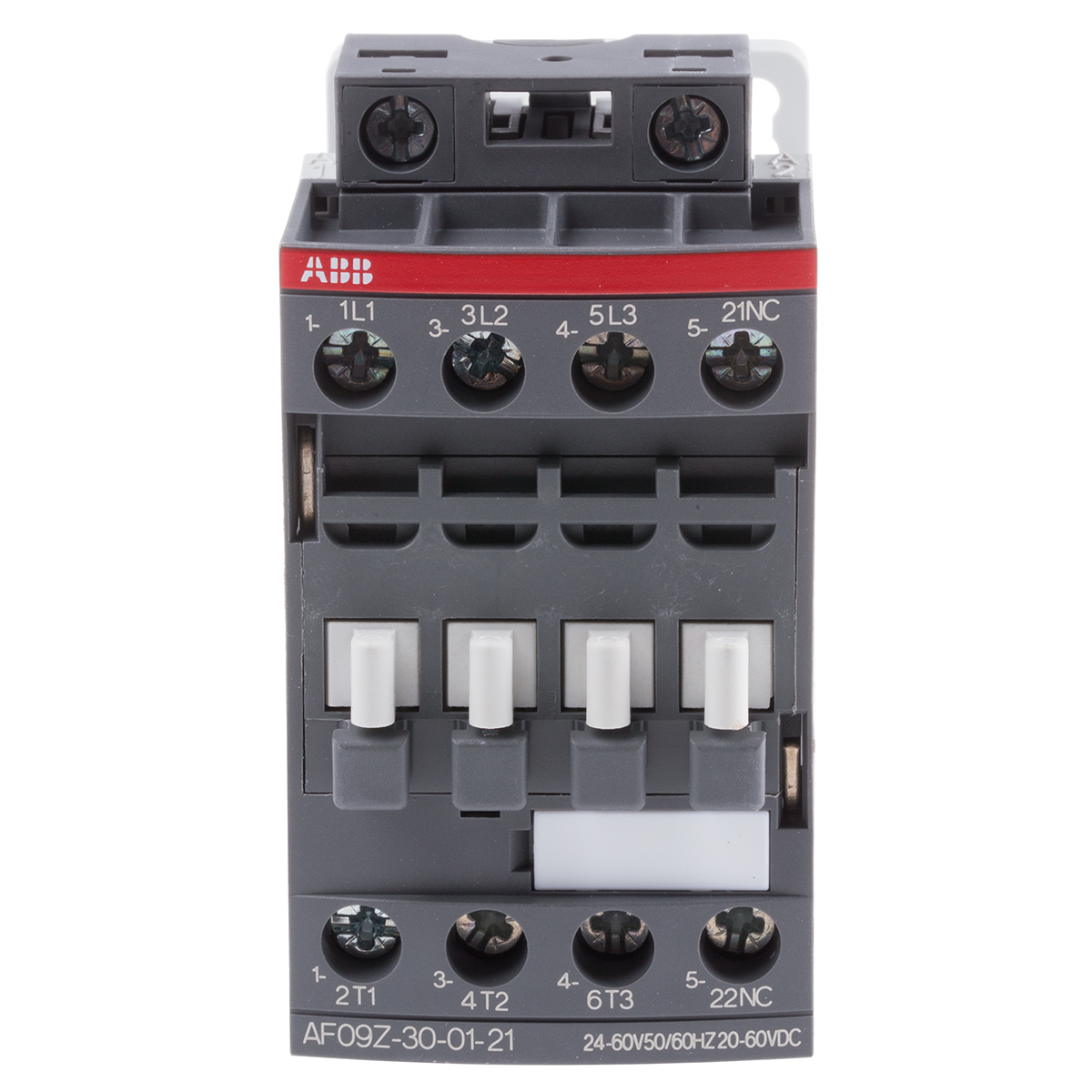 ABB AF09 Contactor, 60 V Coil, 3-Pole, 7 A, 4 kW 60 V, 3 NO, 690V
