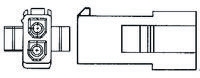 TE Connectivity, Mini-Universal MATE-N-LOK Female Connector Housing, 4.2mm Pitch, 3 Way, 1 Row