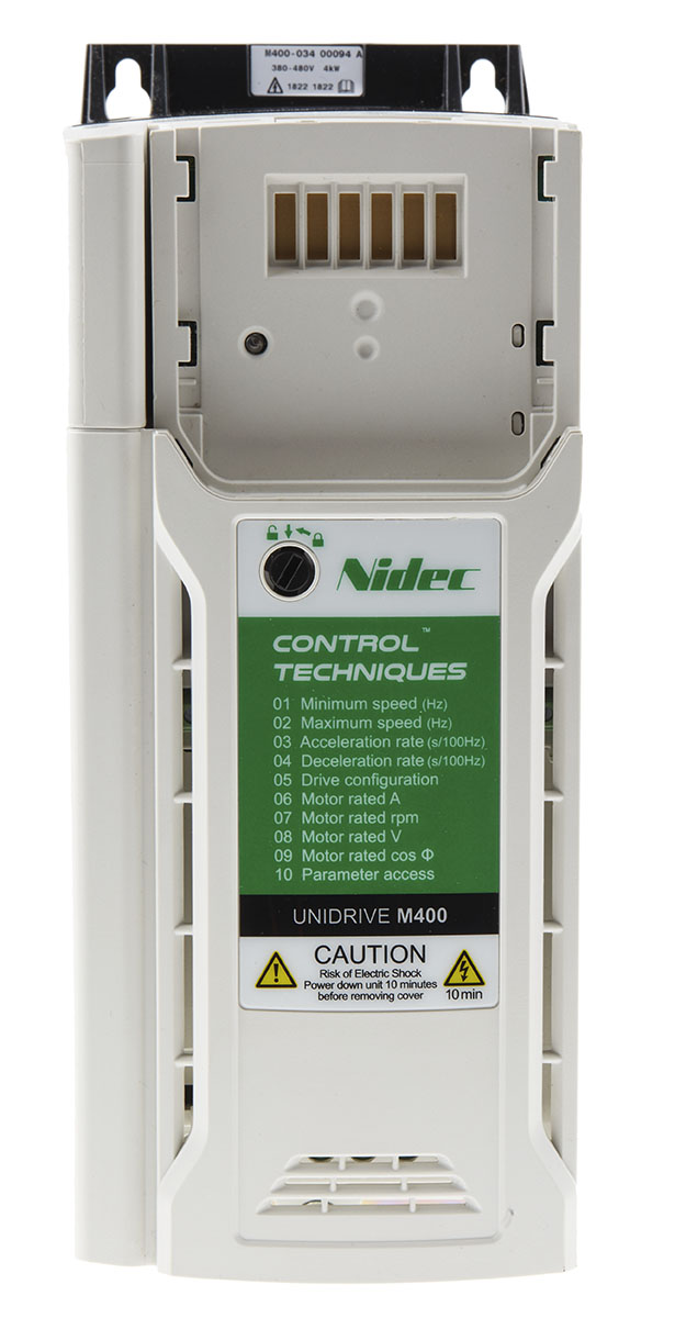 Control Techniques Inverter Drive, 0.55 kW, 1 Phase, 200 → 240 V ac, 3.3 A, M400 Series