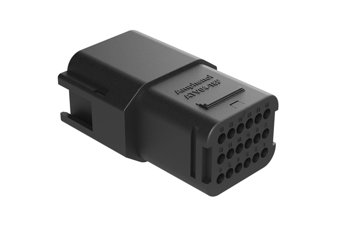 Amphenol Industrial, ATV Automotive Connector Socket Black 18 Way ATV04-18PB-RR01