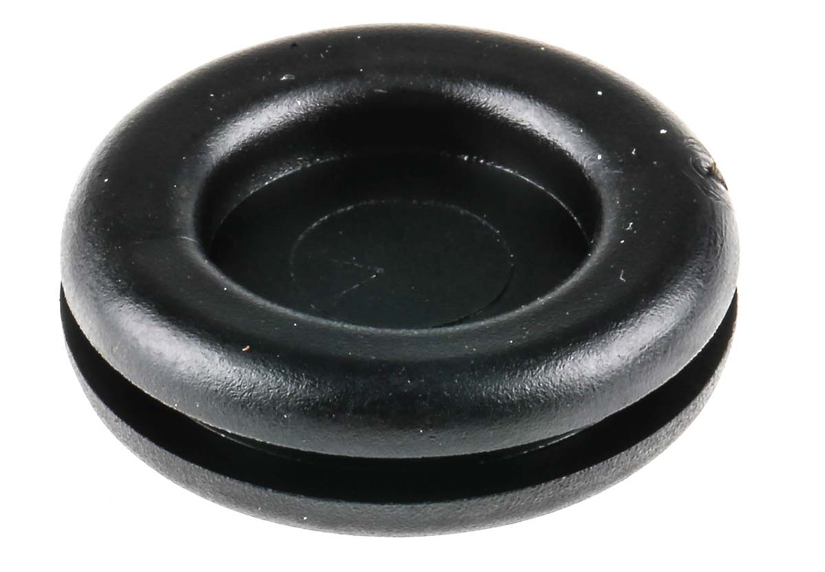 SES Sterling DG Black PVC 20mm Cable Grommet for Maximum of 13.5mm Cable Dia. 01330353010