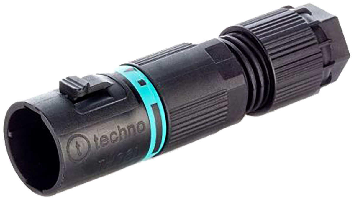 RS PRO Tee Plug, 2-Pole, Male, 1-Way, Cable Mount, 10A, IP68